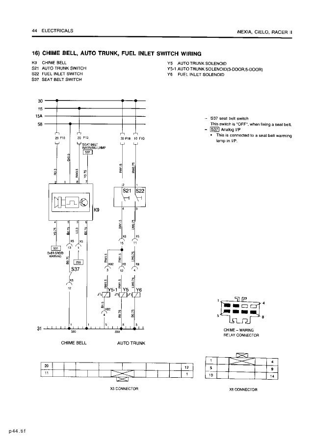 daewoo nexia wiring diagram v9 schwabenschamanen de \u2022 daewoo service electrical manual rh slideshare net daewoo cielo electrical wiring diagram free download daewoo cielo
